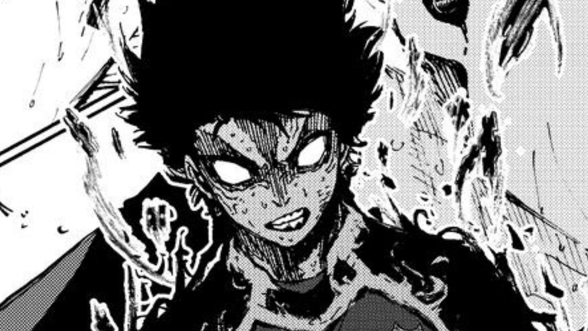 Yoichi Isagi as seen in the manga (Image via Kodansha)