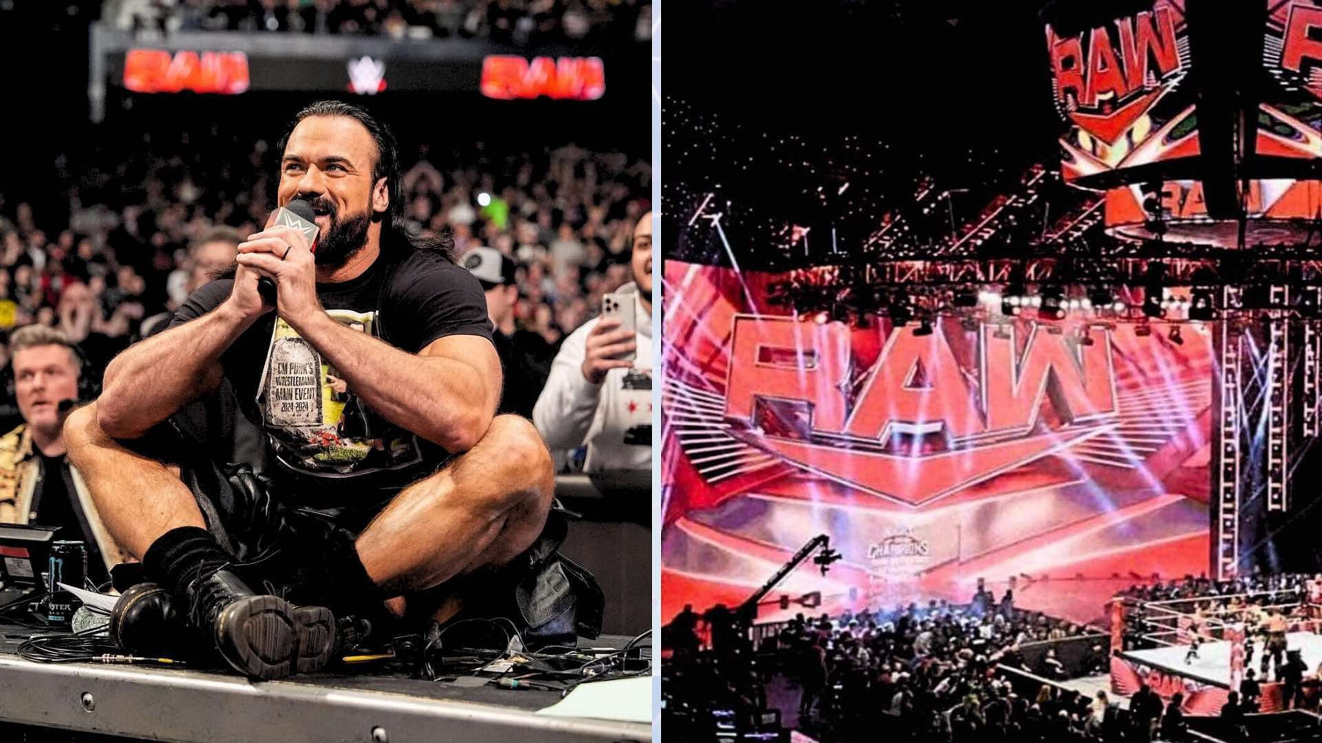 WWE RAW this week was live from the Scotiabank Saddledome in Calgary, Alberta, Canada [Image credits: wwe.com]