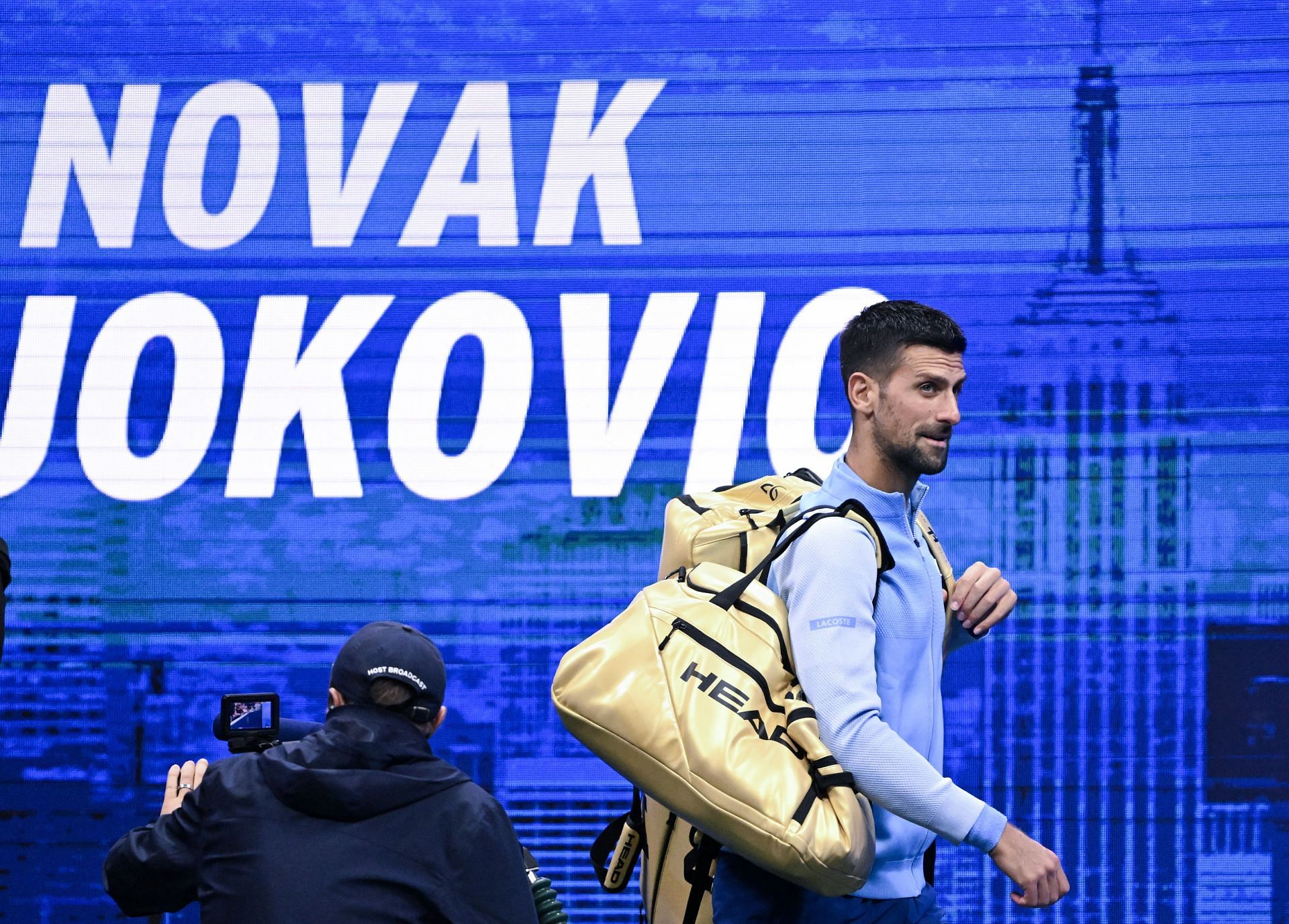 Novak Djokovic at the 2024 US Open | Getty