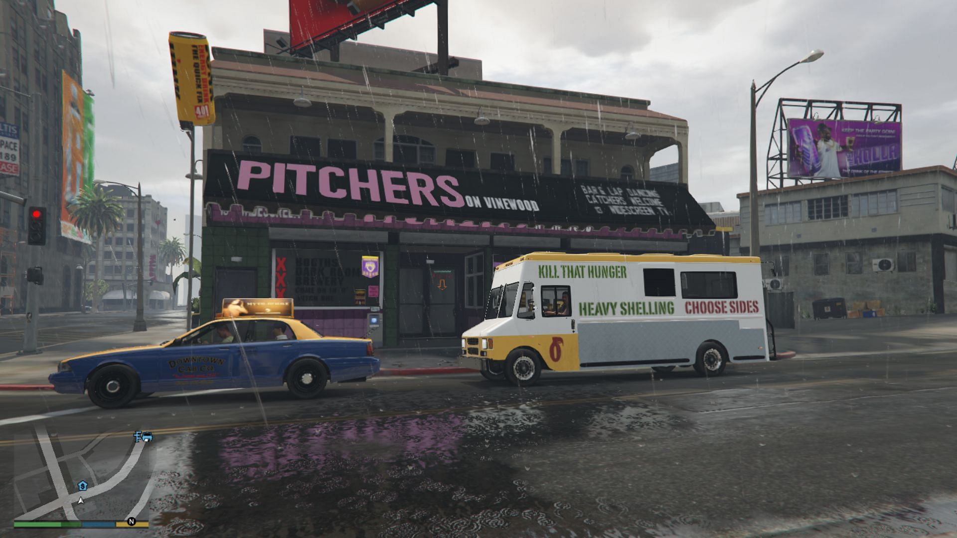 A screenshot of the Pitchers business in Grand Theft Auto 5 Story Mode (Image via Rockstar Games)