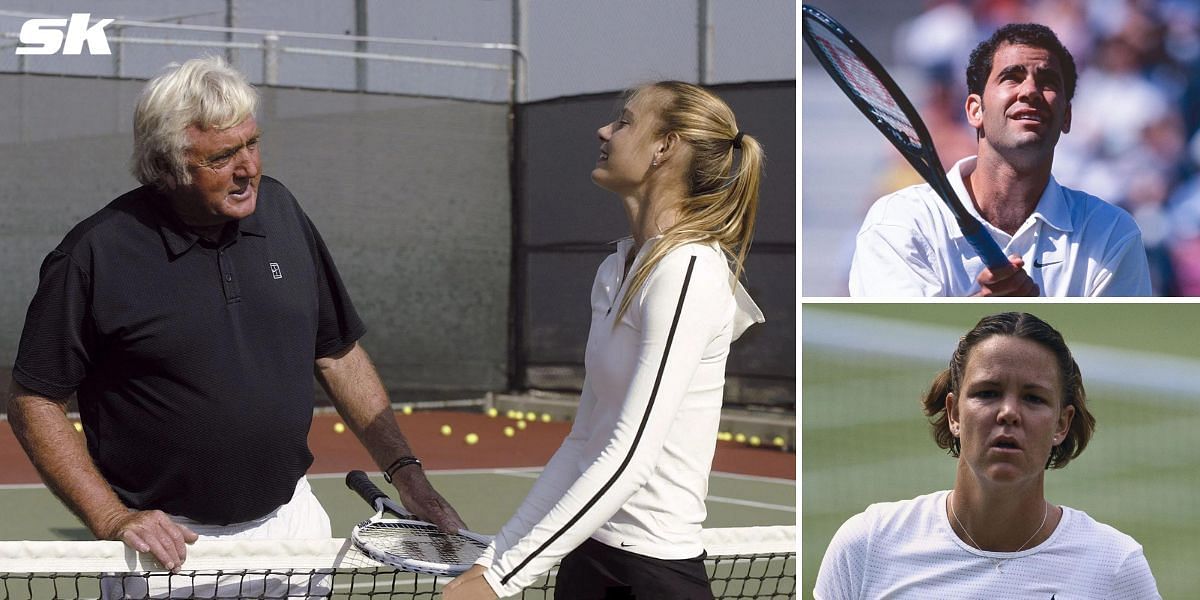 Pete Sampras, Maria Sharapova and Lindsay Davenport