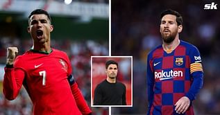 "For me, my three sons, it's exactly the same" - When Mikel Arteta picked his favorite between Lionel Messi and Cristiano Ronaldo
