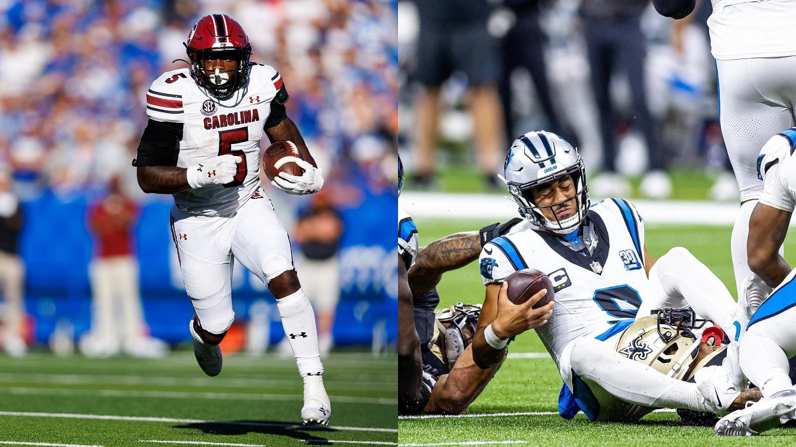 South Carolina star Raheim Sanders could help Carolina QB Bryce Young in the NFL. (Photo Credits: IMAGN)