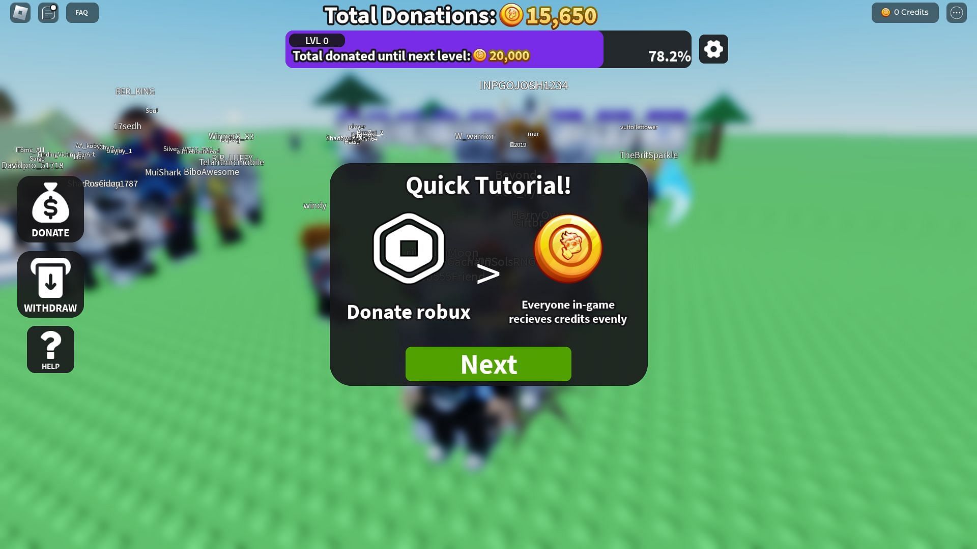 How donations work (Image via Roblox)