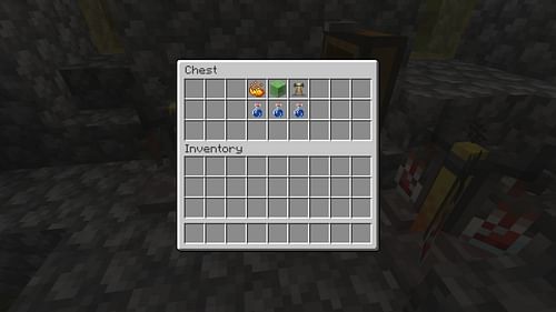 Things needed to make the potion of oozing (Image via Mojang Studios)