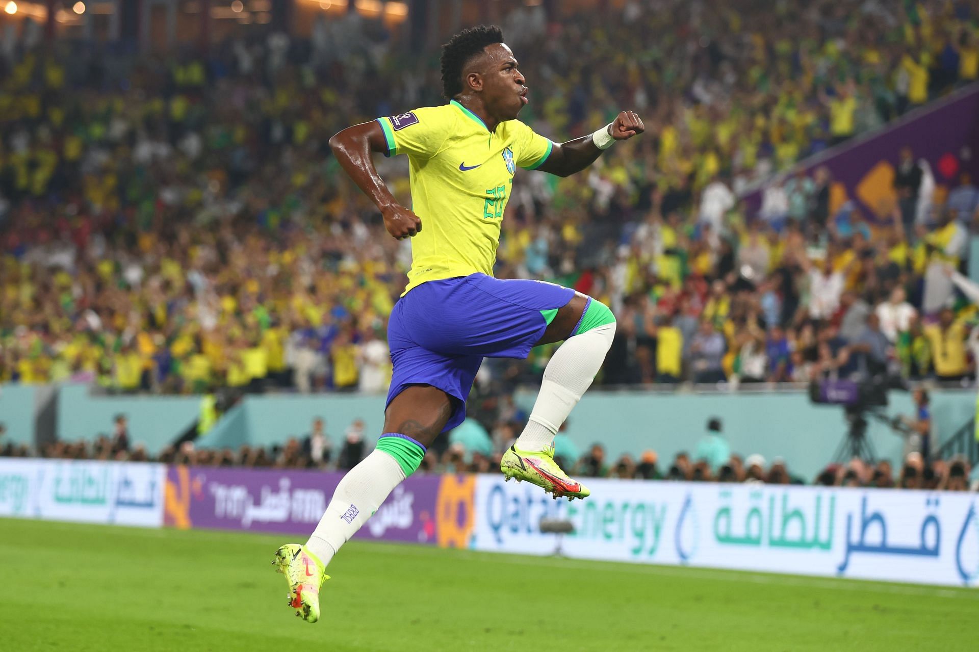 Vinicius at the 2022 FIFA World Cup (Image via Getty)