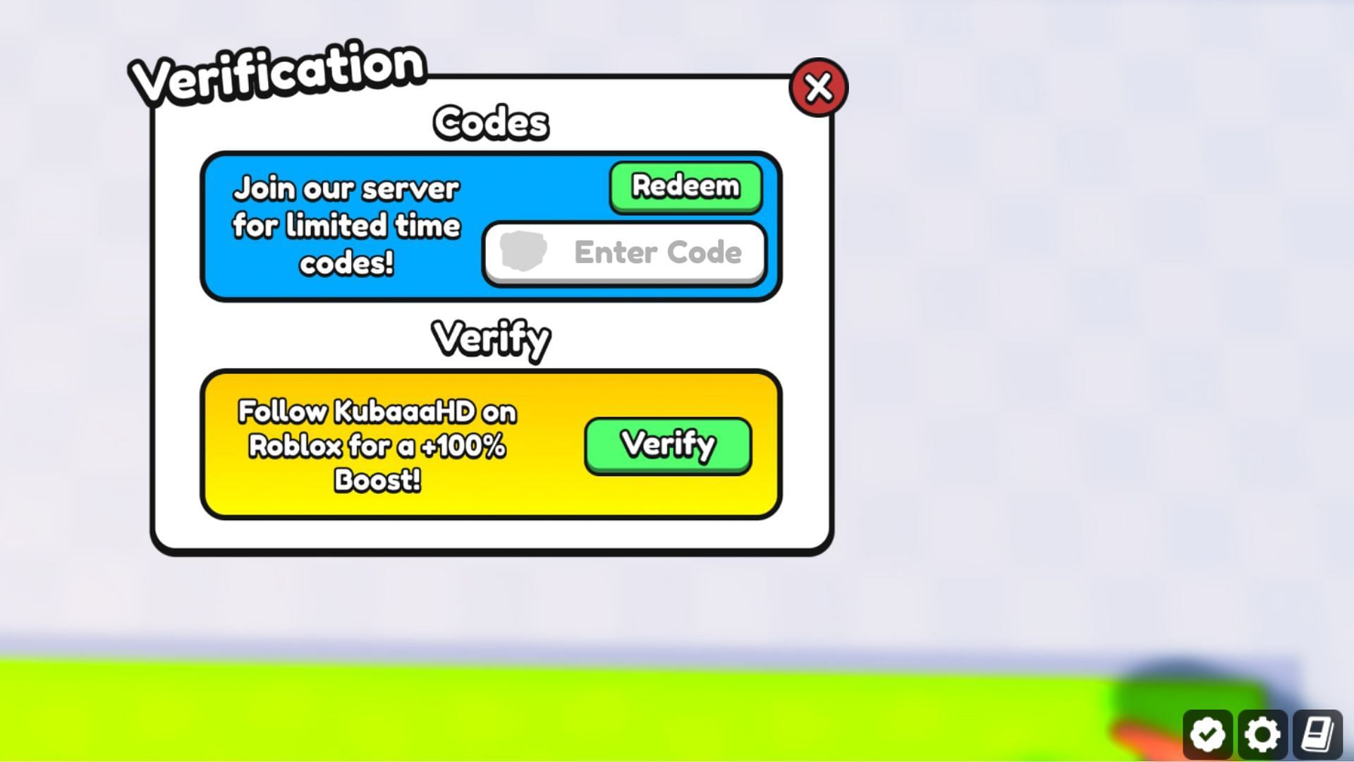 Redeem codes in Hotdog Eating Simulator (Image via Roblox)