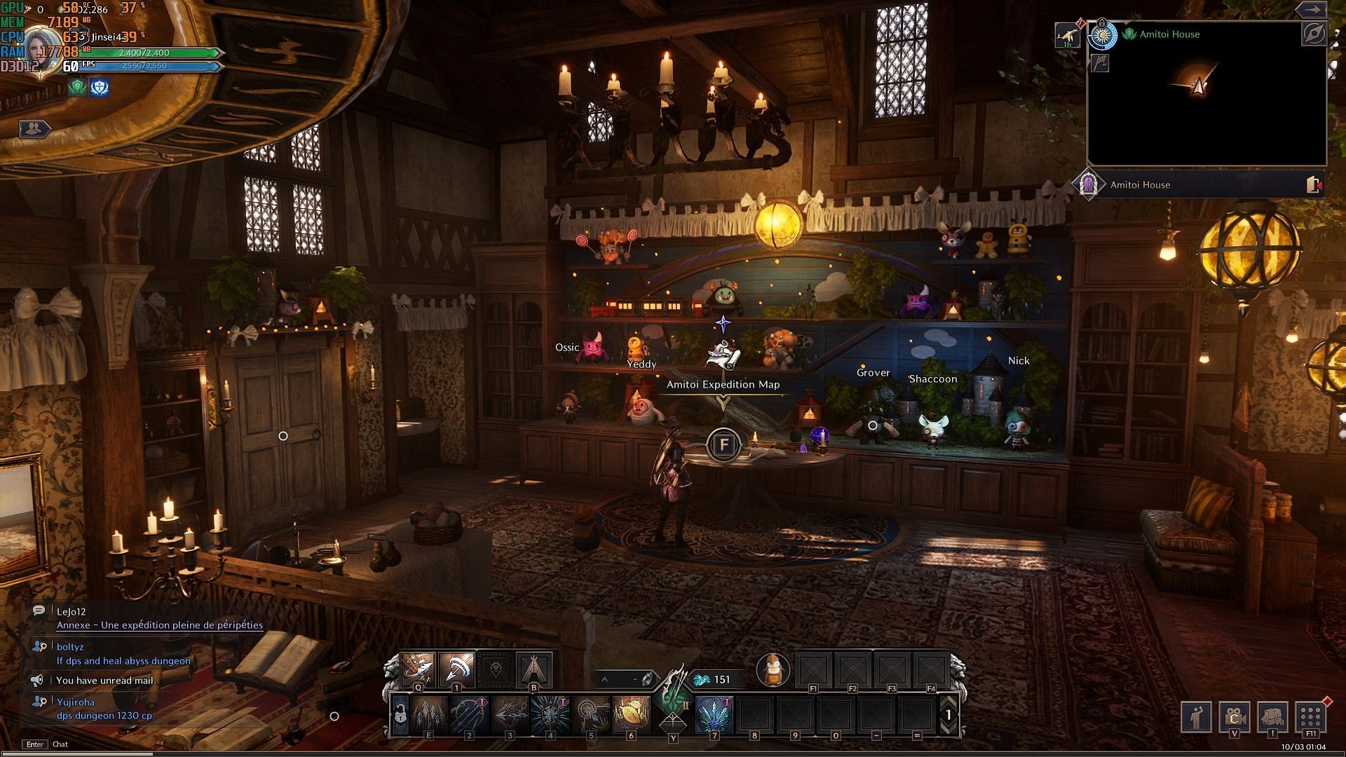 The Expedition table in the home (Image via NCSoft)