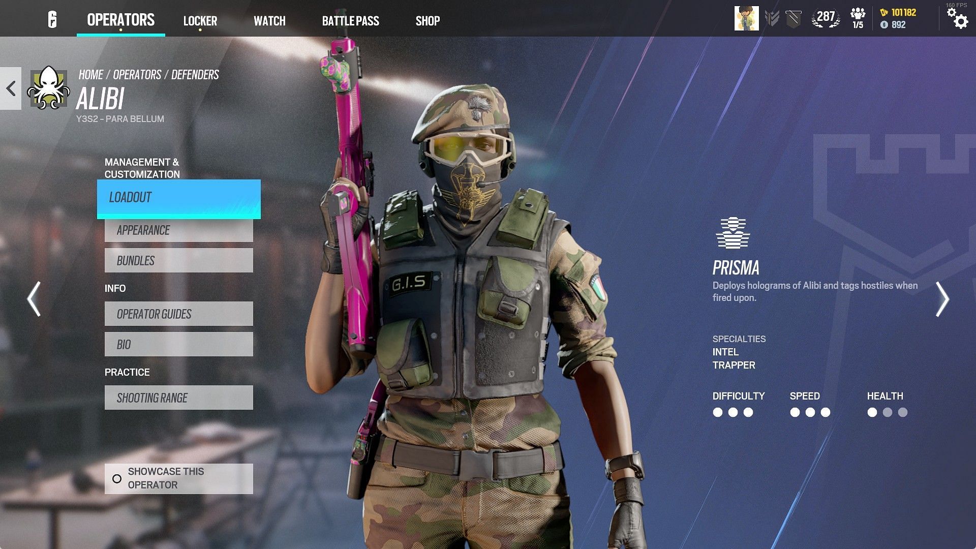 Alibi in Rainbow Six Siege (Image via Ubisoft)