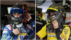 "He was giving me a jab there" - When Chase Elliott reflected on Ryan Blaney's helmet swap promise after his first NASCAR win