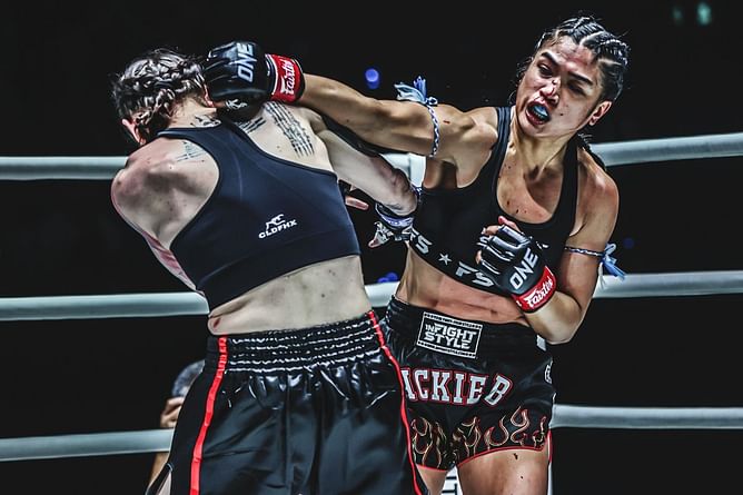 "Deadly as all hell" - Fans feel the intensity of Jackie Buntan's electrifying showdown against Italian star Martine Michieletto