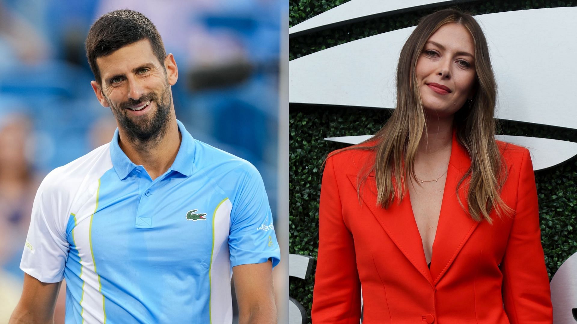 Novak Djokovic and Maria Sharapova made the headlines with their fashion choice