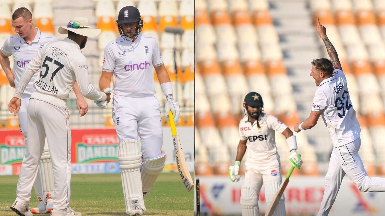 इंग्लैंड ने पाकिस्तान को हार की कगार पर ला दिया है (Photo Credit: X/@TheRealPCB, @englandcricket)