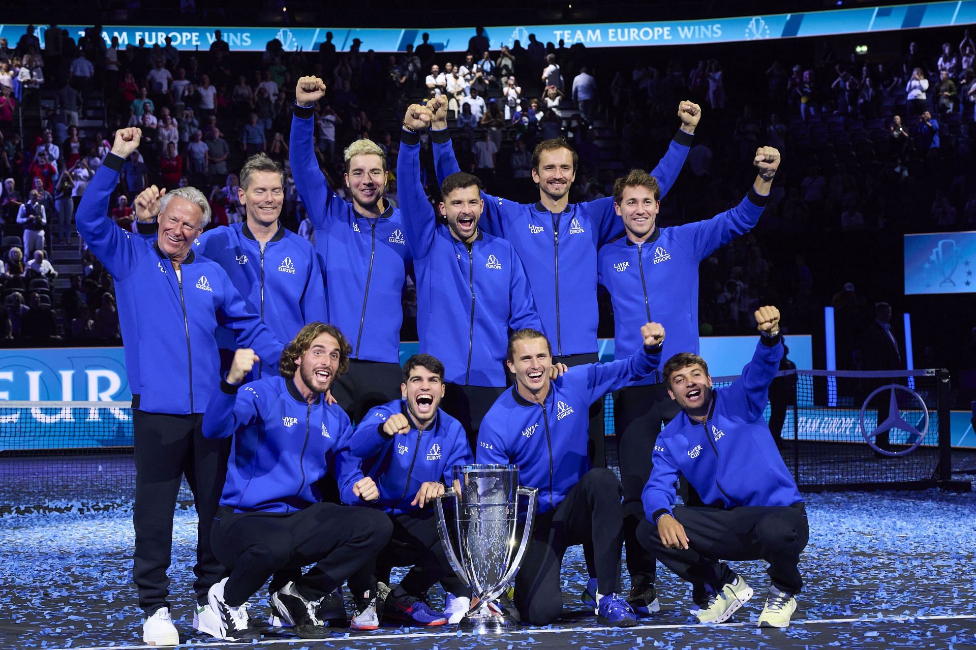 Team Europe at the Laver Cup 2024. (Photo: Getty)