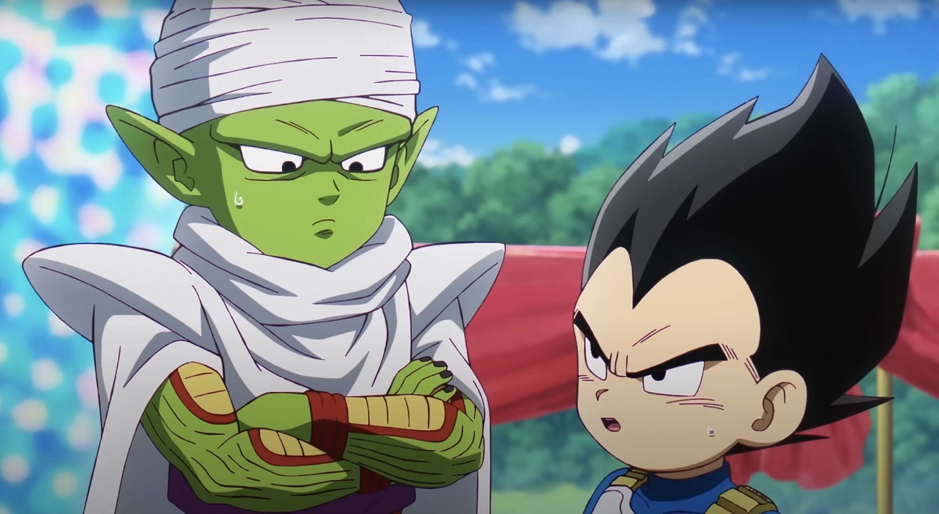 Piccolo and Vegeta as seen in anime (Image via Toei Animation)