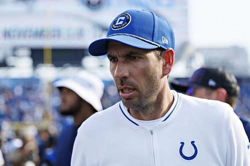 Indianapolis Colts head coach Shane Steichen during Indianapolis Colts v Tennessee Titans - Source: Getty