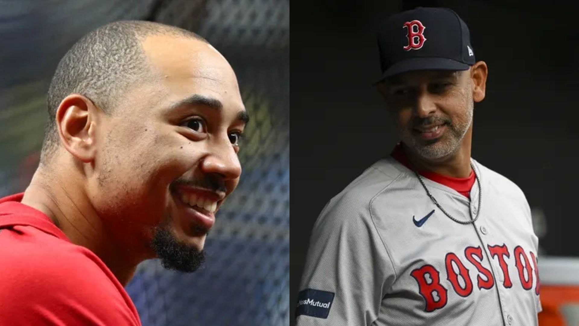 Former Boston Red Sox Slugger Mookie Betts &amp; Manager Alex Cora