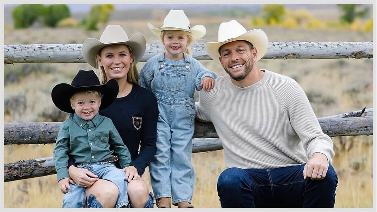 Caroline Wozniacki, David Lee, and their children in a vacation- Source: Instagram 