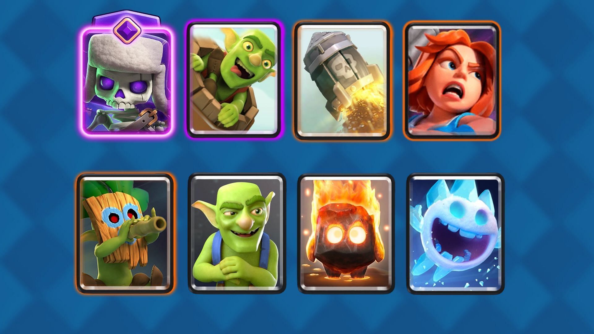 The Valk Bait Deck is another great Clash Royale Cannoneer deck (Image via Supercell)