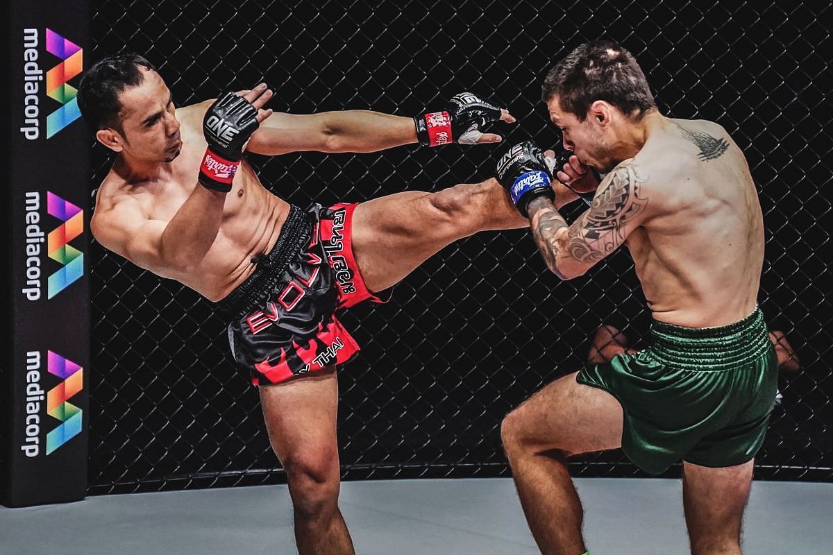 Sam-A earned a TKO win against Josh Tonna in October 2020. [Photo via: ONE Championship]