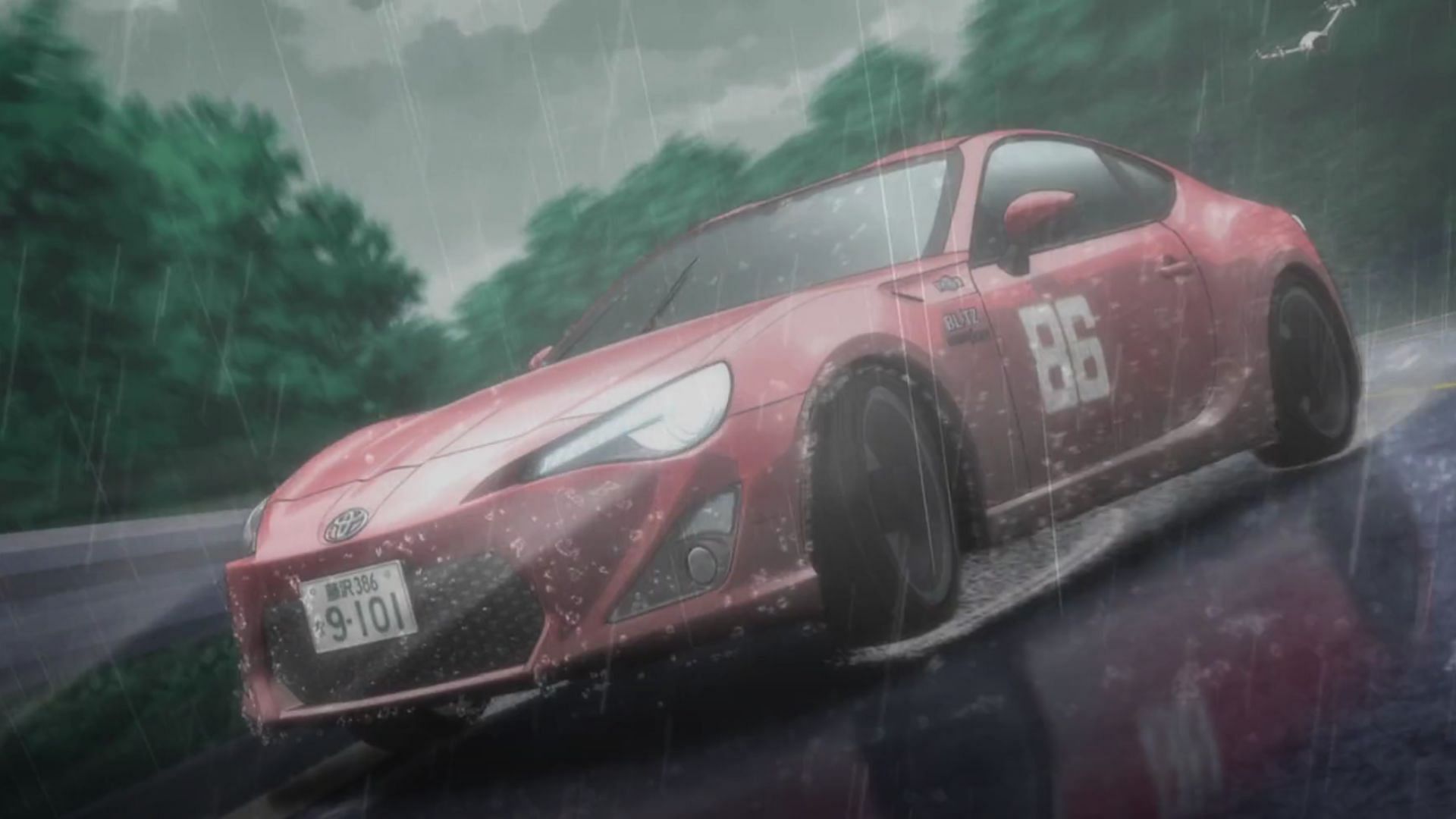 Kanata&#039;s Toyota 86 as seen in MF Ghost season 2 (Image via Felix Film)