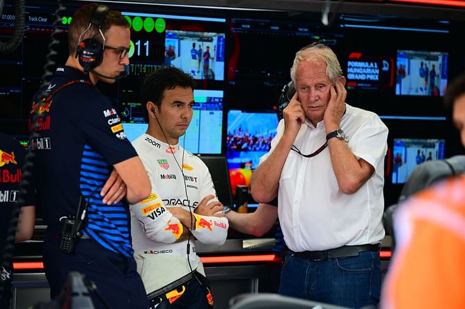 Helmut Marko remains non-committal on Sergio Perez's Red Bull future