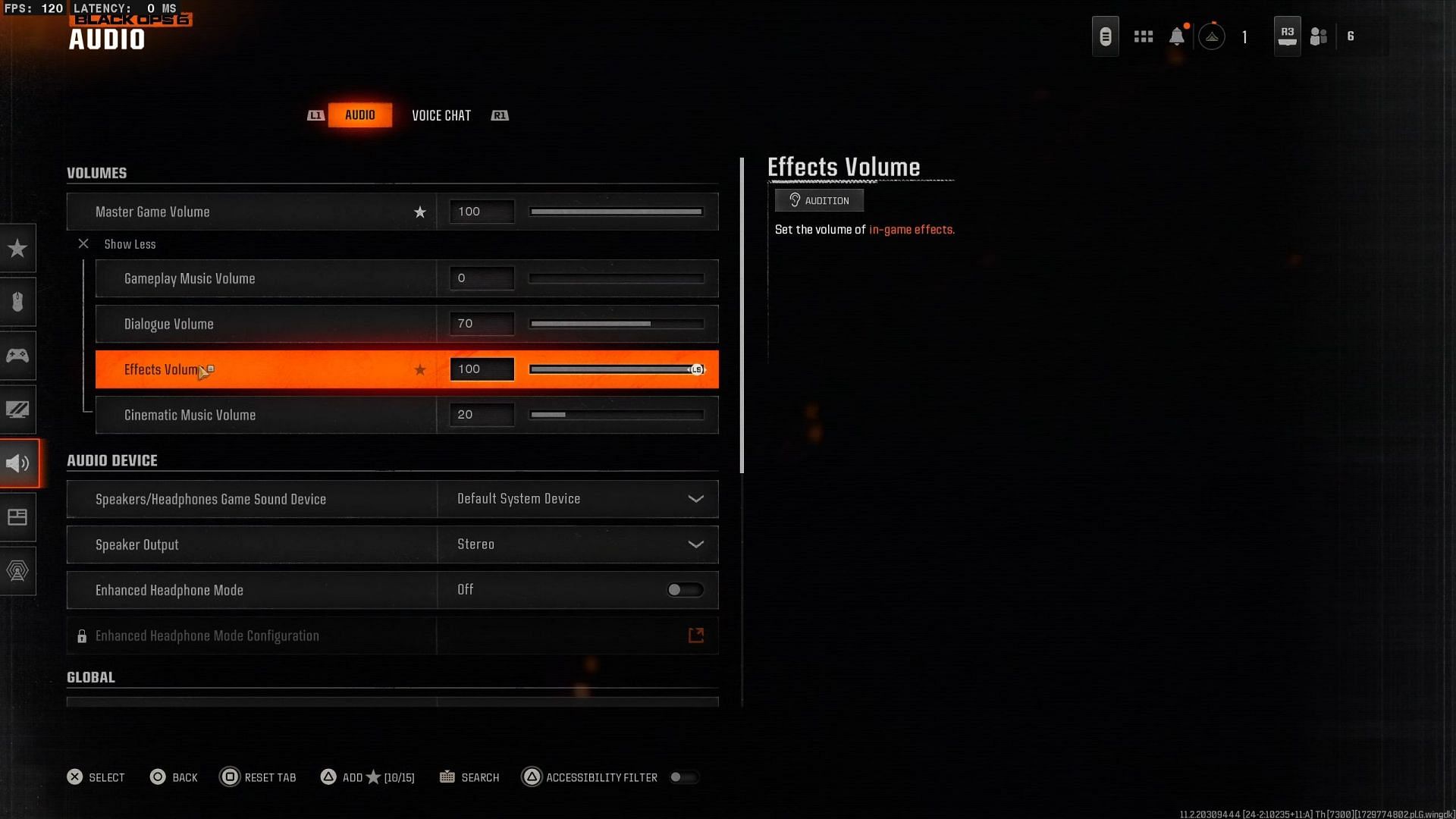 Black Ops 6 graphics settings (Image via Activision)