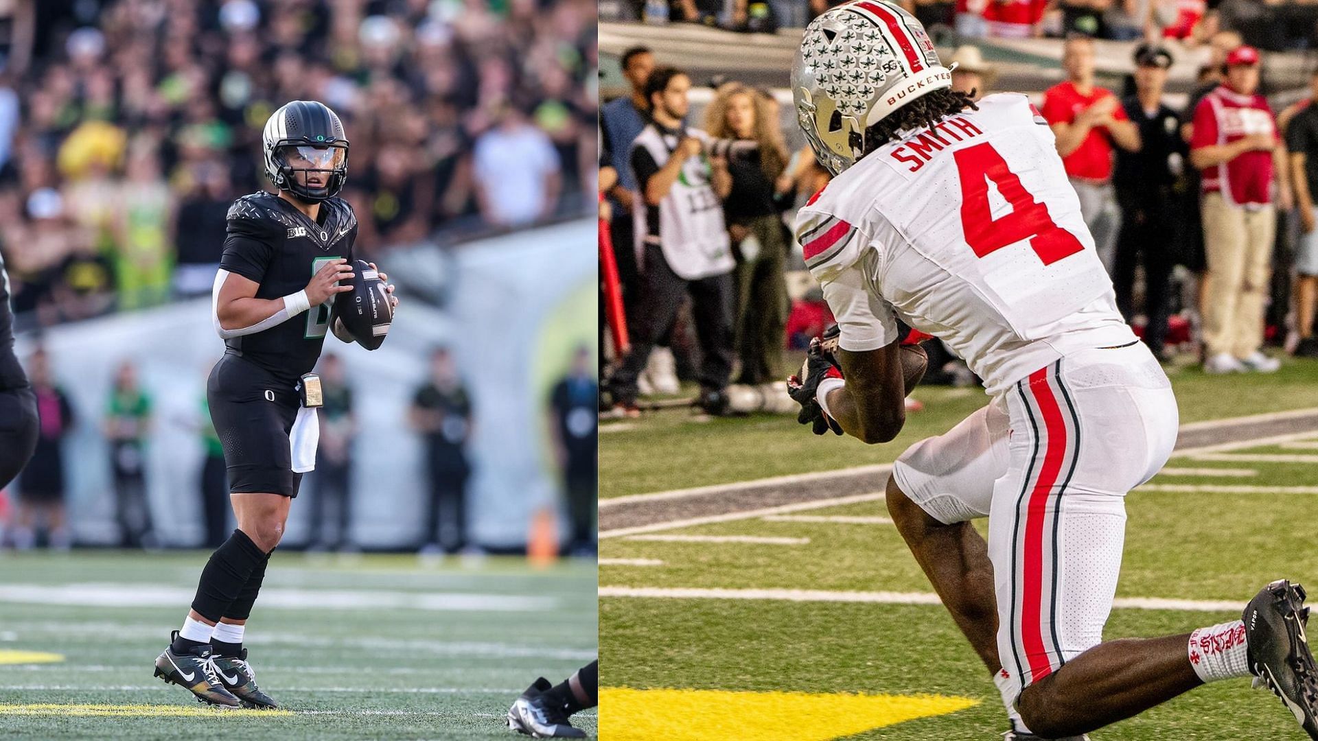 Oregon won its highly anticipated game against Ohio State/ Photos from Ohio State University and the University of Oregon