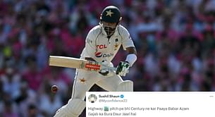 "Highway pitch pe bhi century ne kar paaya" - Fans react as Babar Azam completes 17 innings without 50 in Tests during PAK vs ENG 1st Test