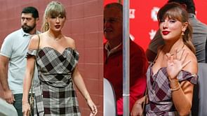 WATCH: Taylor Swift arrives in $4681 outfit at Arrowhead stadium for Chiefs-Saints MNF showdown