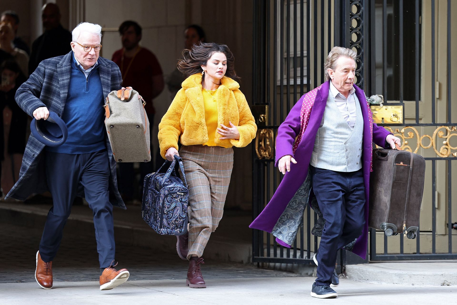 Steve Martin, Martin Short, and Selena Gomez (Image via Getty)