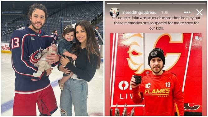 "Something I am not taking for granted": Johnny Gaudreau's widow Meredith grateful for fans sharing "special memories"