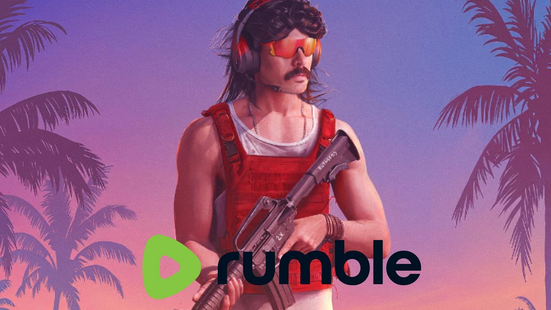 The CEO of Rumble claims is open to having DrDisRespect join his platform (Images via @drdisrespect/Instagram, Rumble)