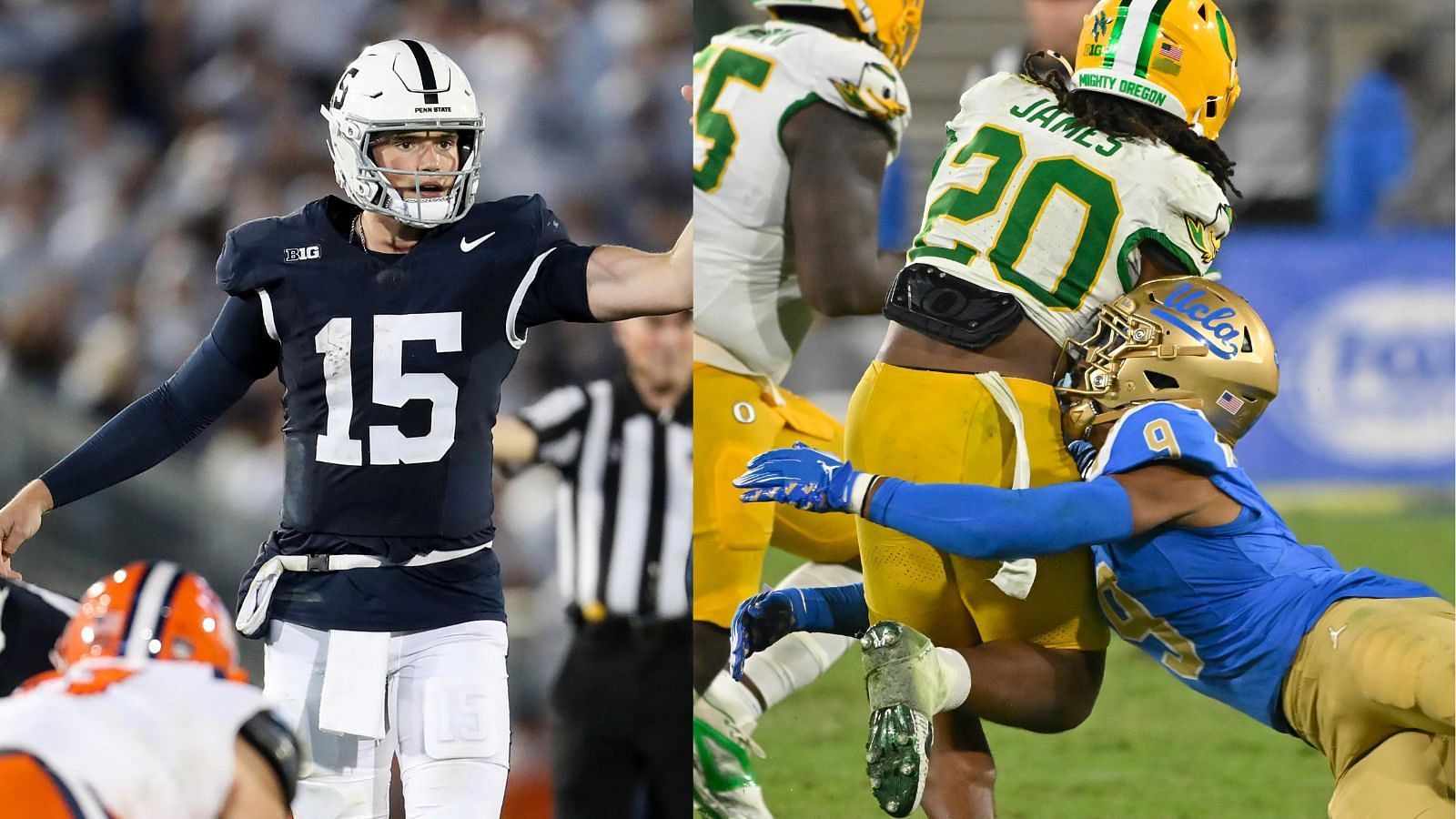 Drew Allar and Penn State will face a struggling UCLA team on Saturday. (Photo Credit: IMAGN)