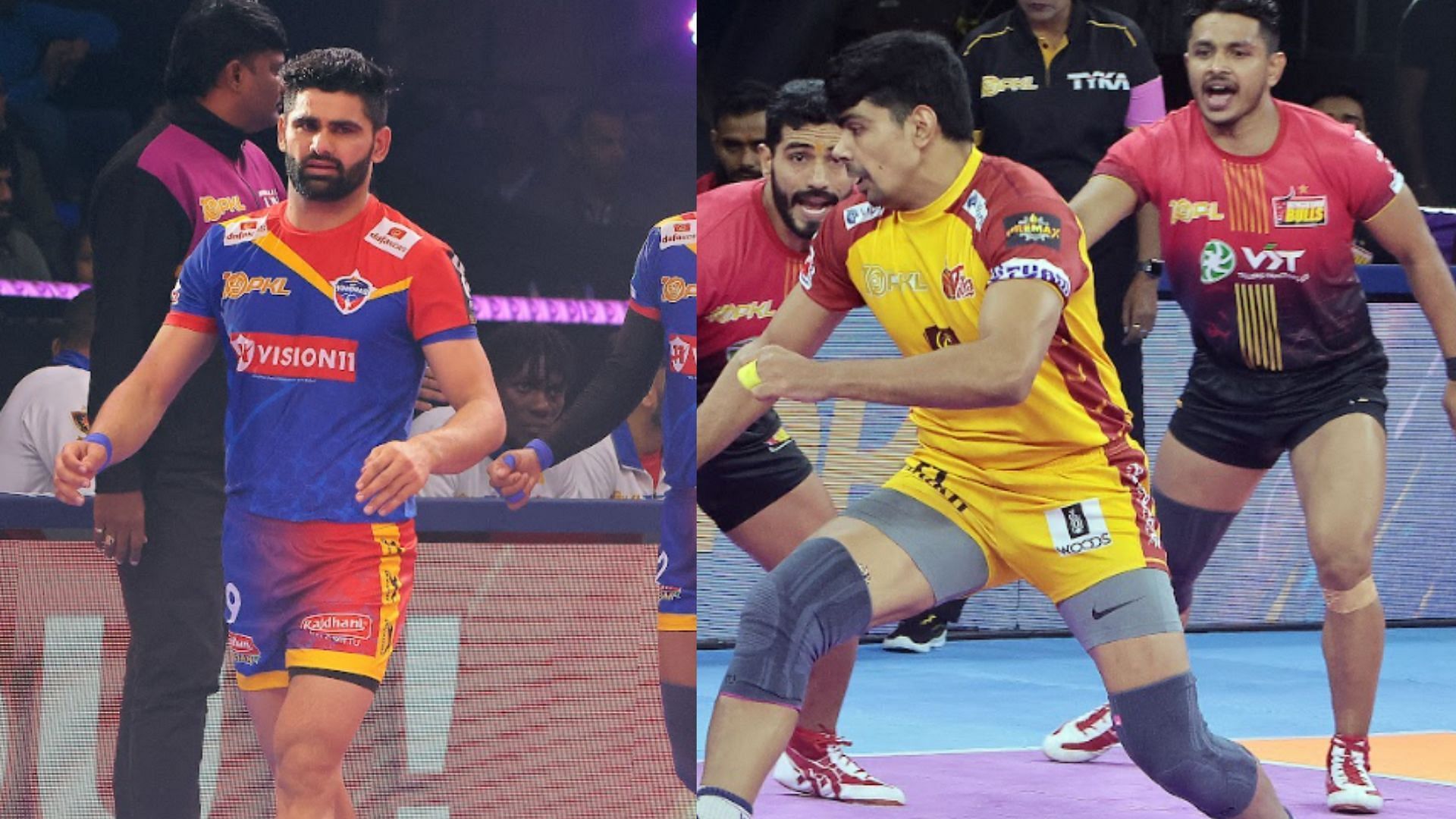 Pardeep Narwal and Pawan Sehrawat are among the top raiders in Pro Kabaddi history (Image Credits: PKL)