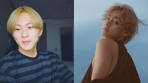 "One of the biggest idol armys"— Fans react as ENHYPEN's Jungwon credits BTS’ Taehyung for his blonde hair makeover