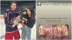 "Cutest face, cutest voice": Johnny Gaudreau's wife Meredith reminisces about young Johnny's interview at Boston College