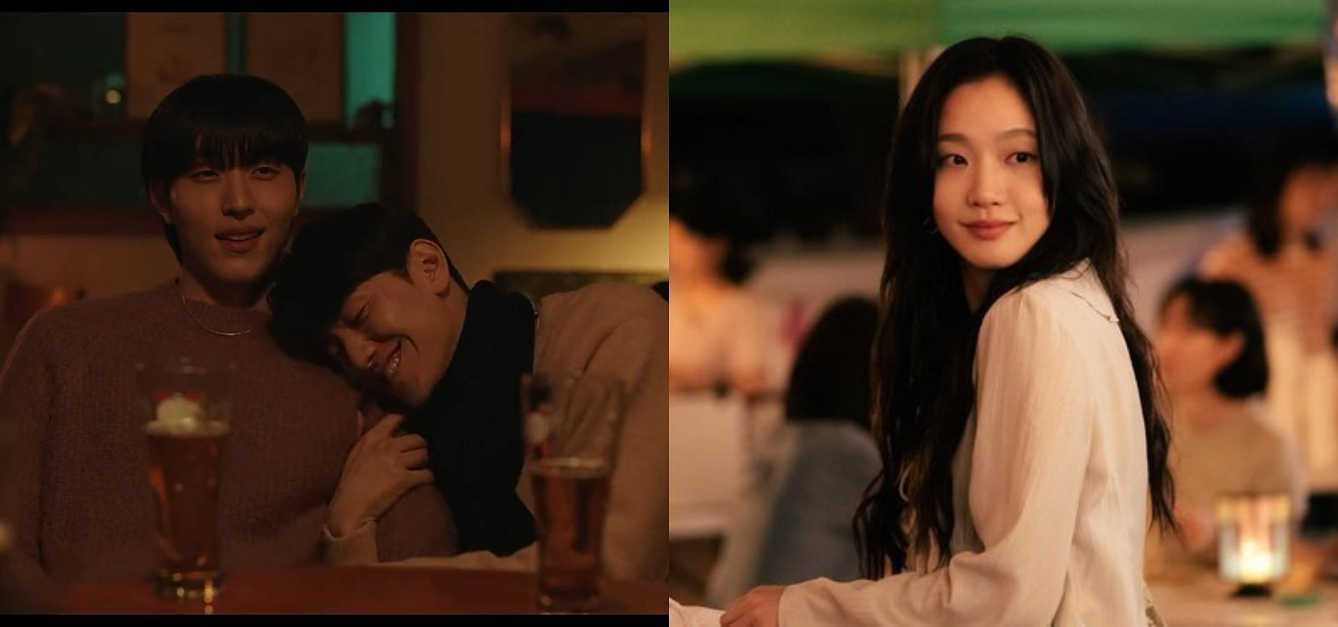 Love in The Big City K-drama explores Go Young&#039;s life while the film focuses more on Jae-hee and Heung-soo&#039;s friendship. (Images via Rakuten Viki and X/@monocuromu)