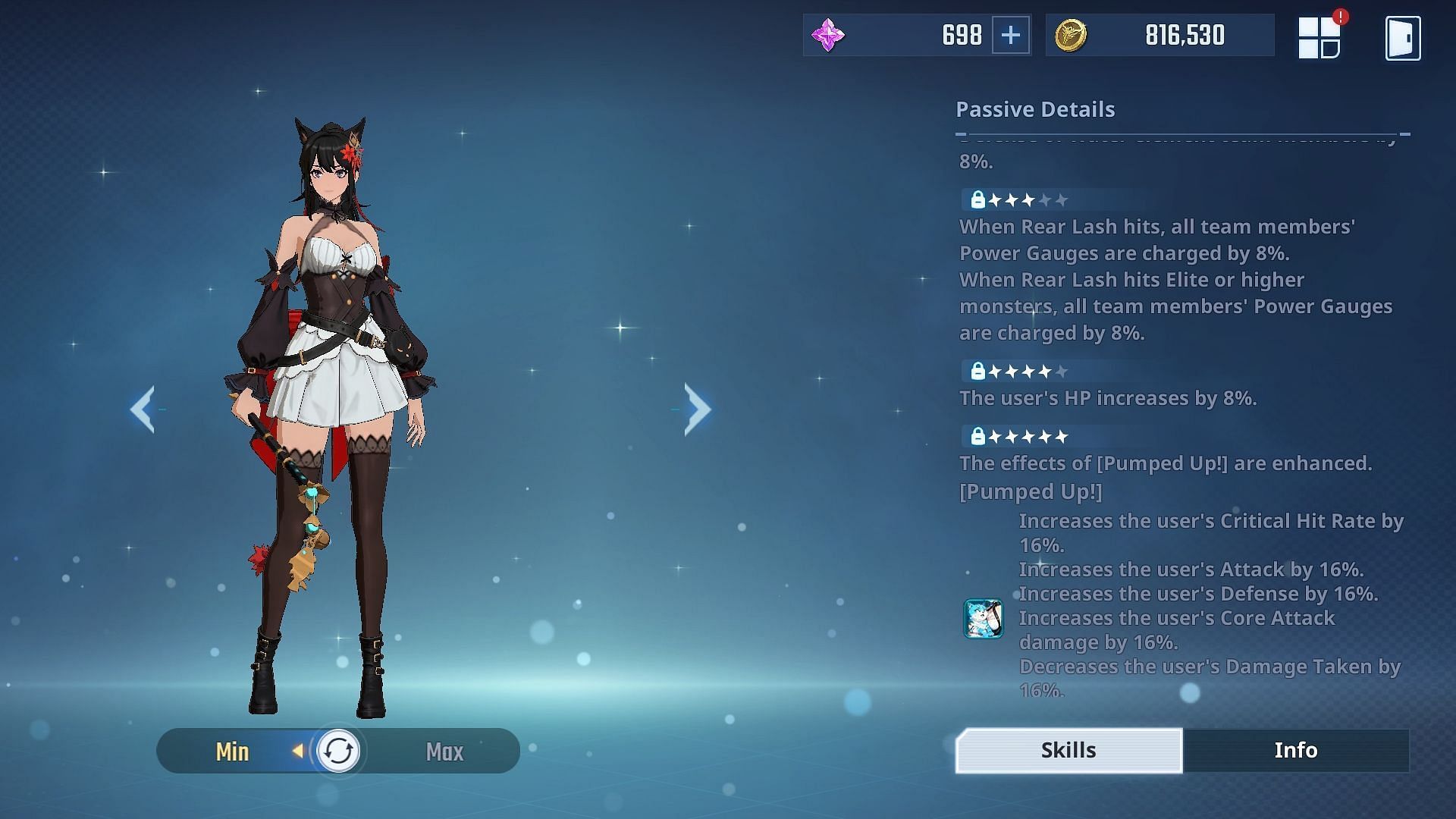 Meilin Fisher&#039;s Passive effects (Image via Netmarble)