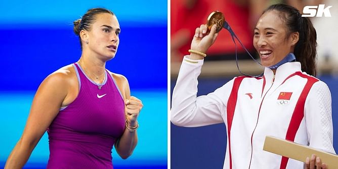 "Thank you on winning the gold medal" - Aryna Sabalenka credits Zheng Qinwen's Paris Olympics 2024 success for tennis' rising popularity in China