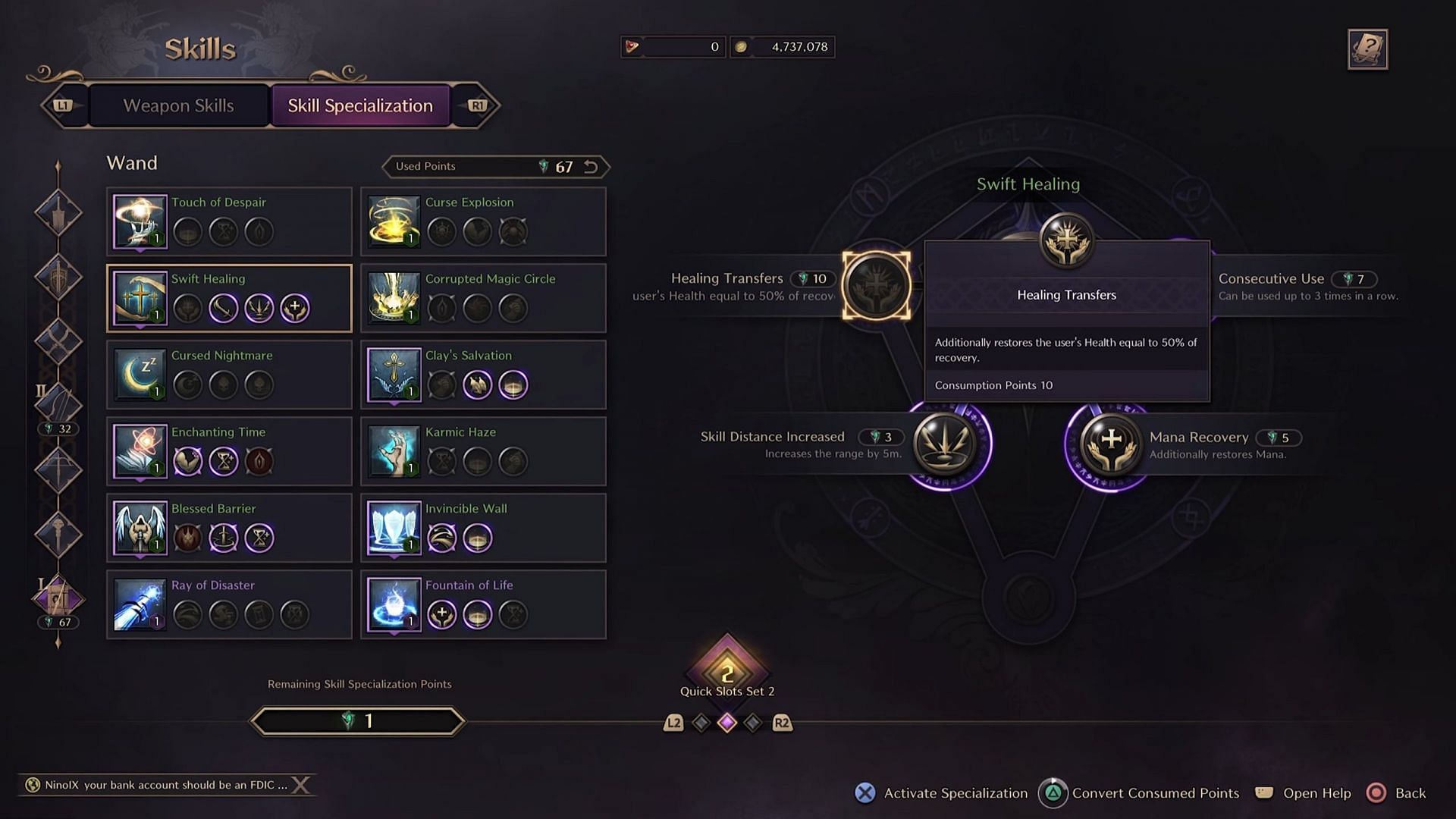 Skills you need for this build (Image via NCSOFT || YouTube/Gaming Prodigy)