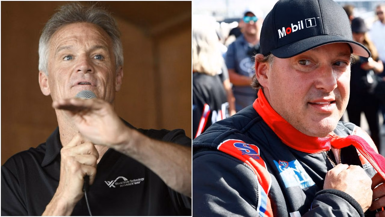 Former NASCAR driver Kenny Wallace(L) shared his stance on Tony Stewart