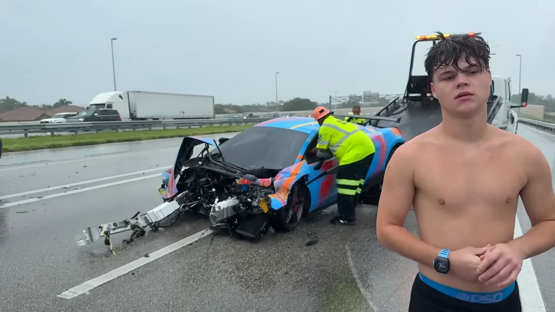 Jack Doherty gets flak for asking donations on TikTok after crashing his car (Image via Jack Doherty/YouTube)