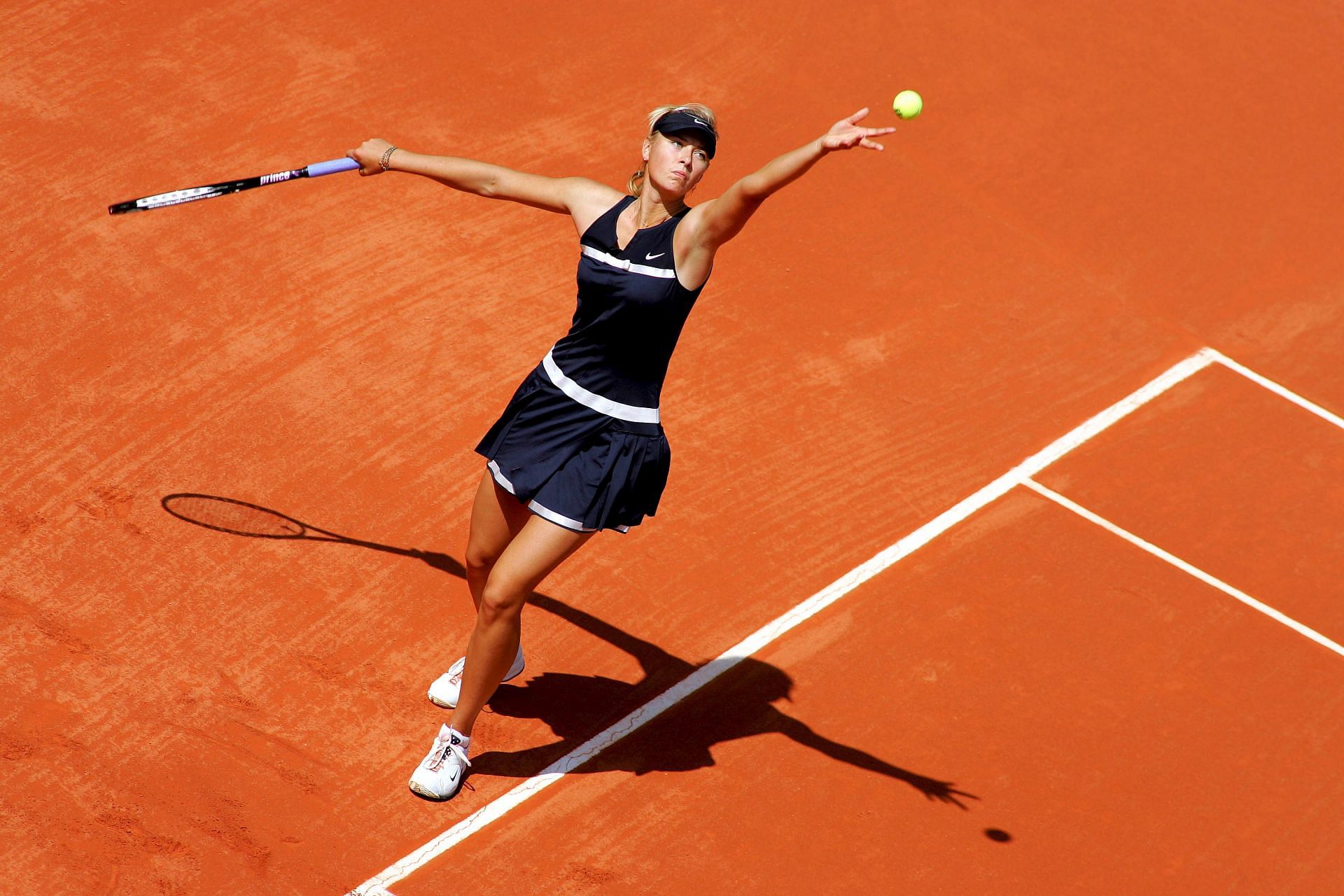 Maria Sharapova at the French Open 2008. (Photo: Getty)