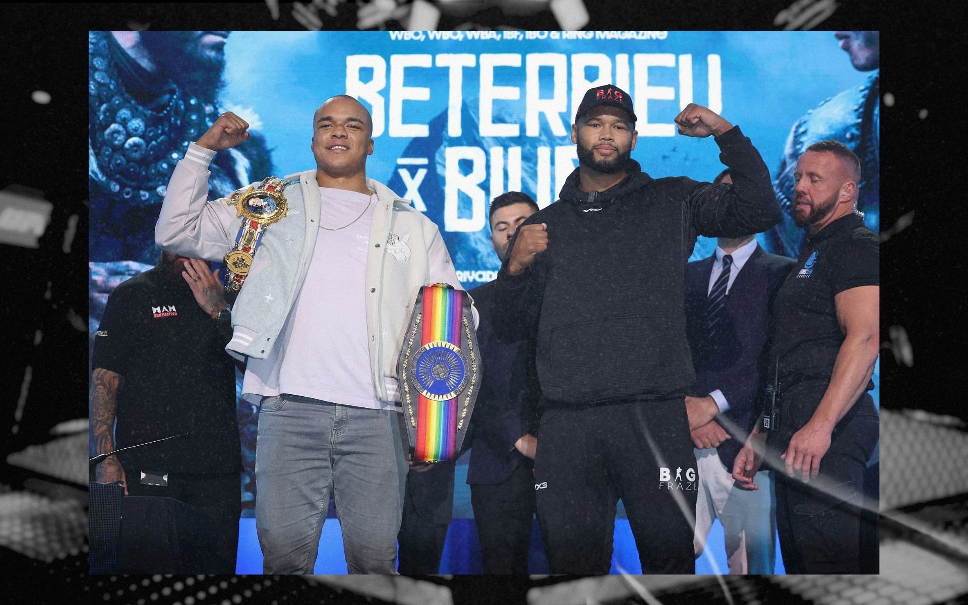 Fabio Wardley defended his belts against  Frazer Clarke is a first round KO. [Image courtesy: Getty Images]