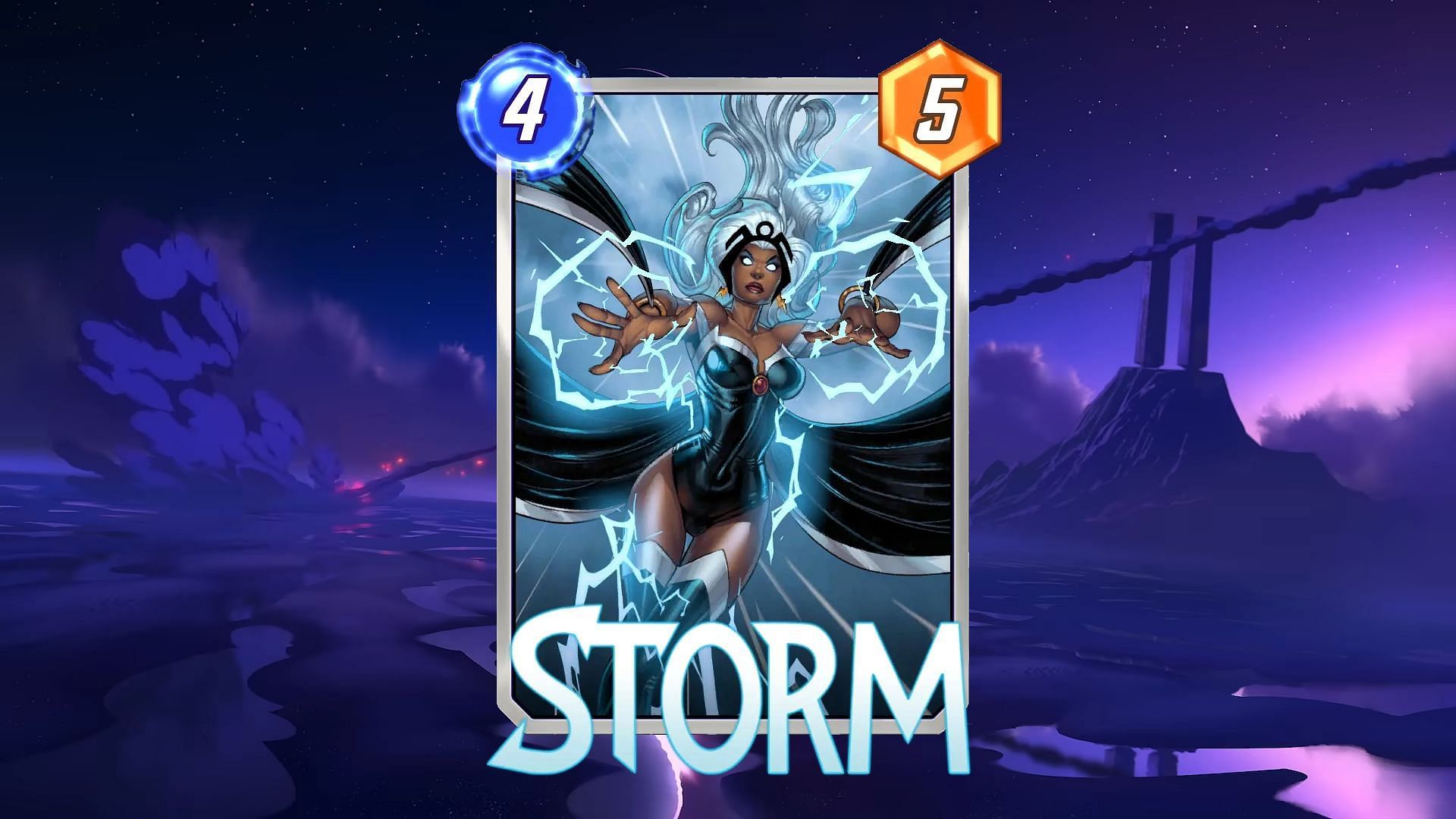 Marvel Snap October 2024 Balance Changes for Storm increase both of her stats (Image via Nuverse)