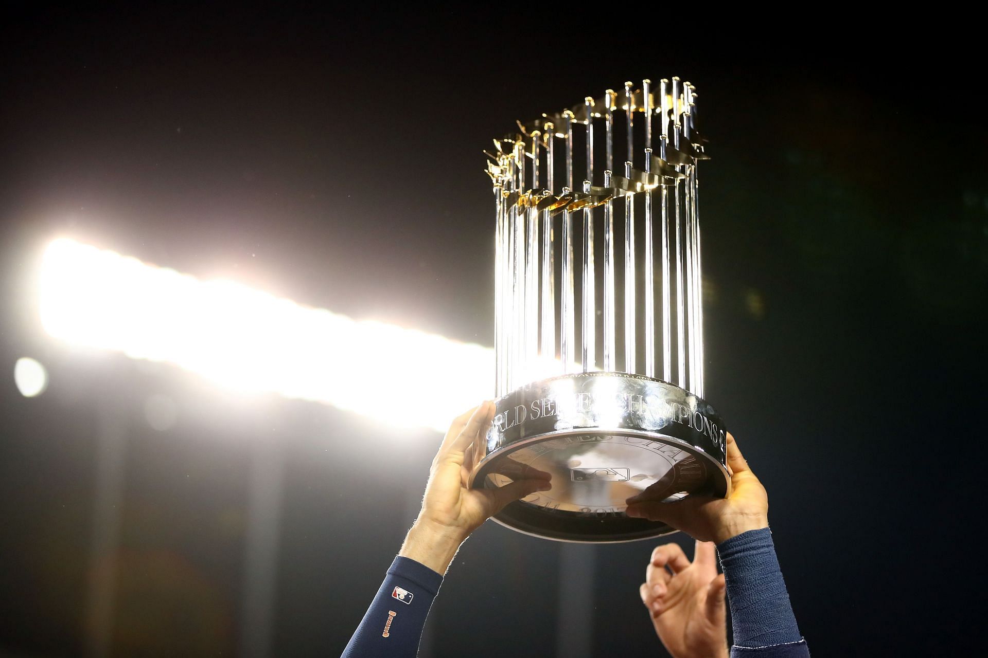 What is the World Series trophy called?