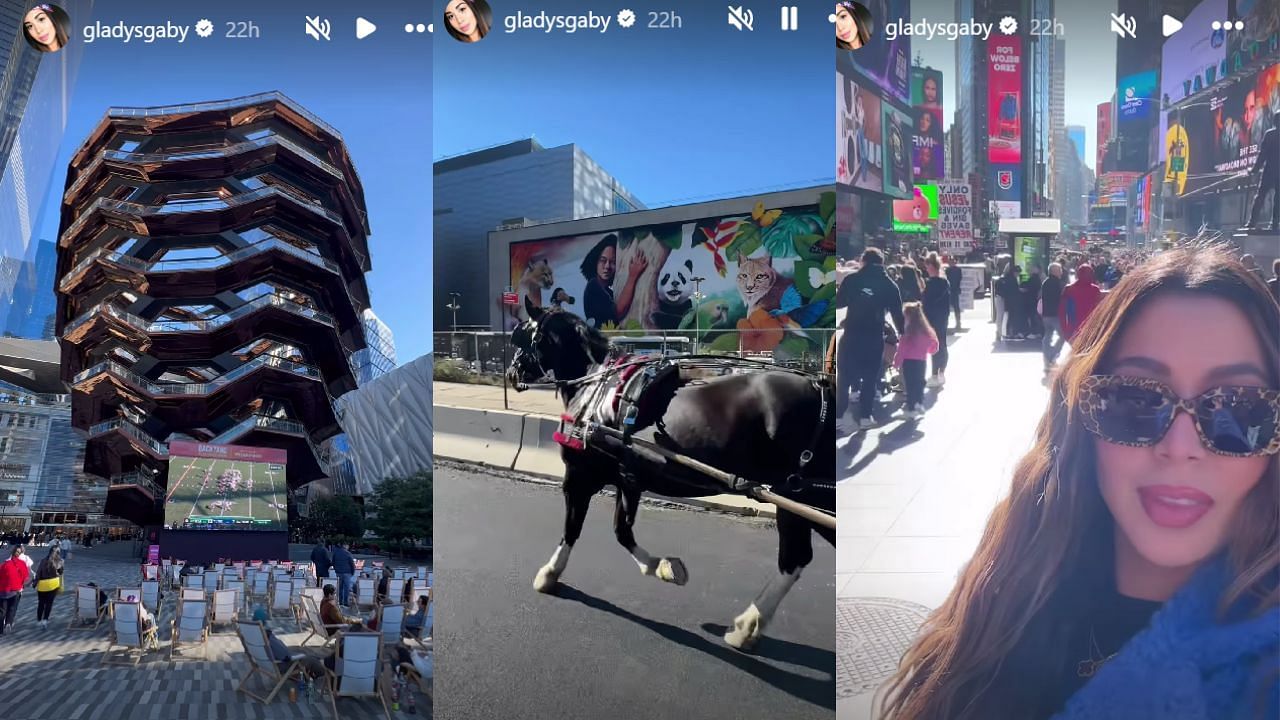 Screenshots of Gladys Penalver&#039;s Instagram Stories (Images from - Instagram.com/@gladysgaby IG Stories)