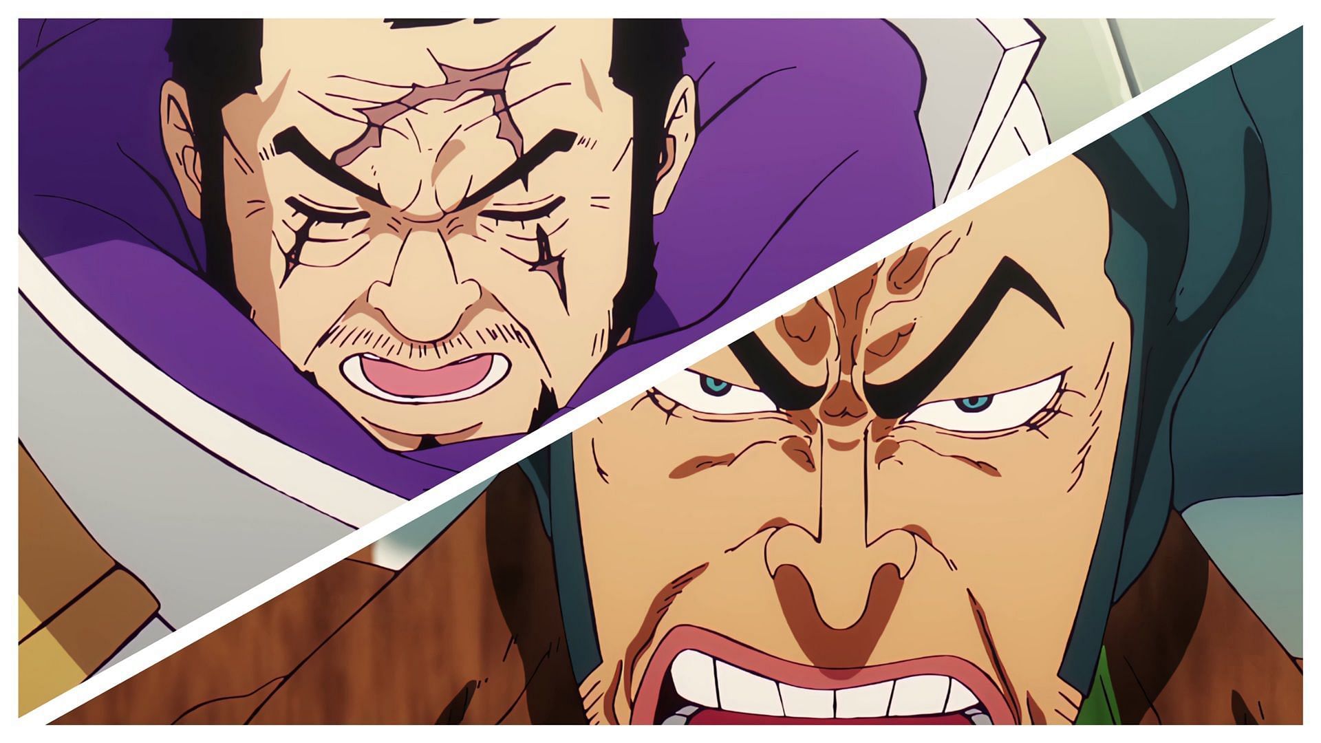 Issho and Aramaki as seen in One Piece episode 1117 (Image via Toei Animation)