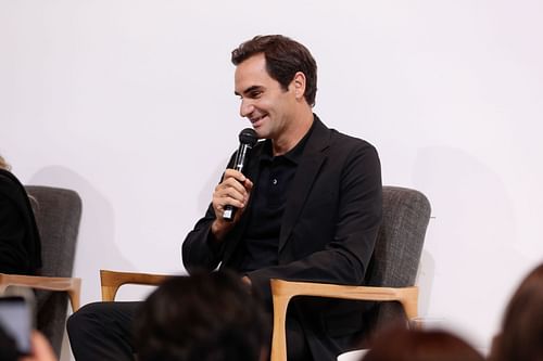 "UNIQLO The Art And Science Of LifeWear: What Makes Life Better?" Exhibition : Press Conference In Paris - Source: Getty